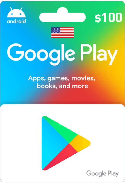 google play gift card $100