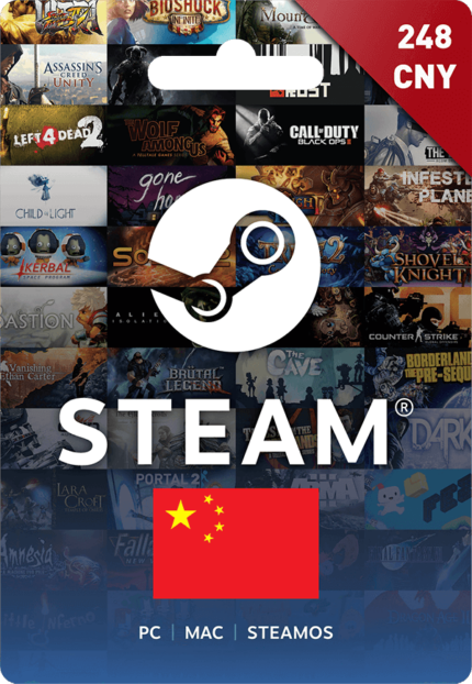 Steam Wallet Codes 248 CNY